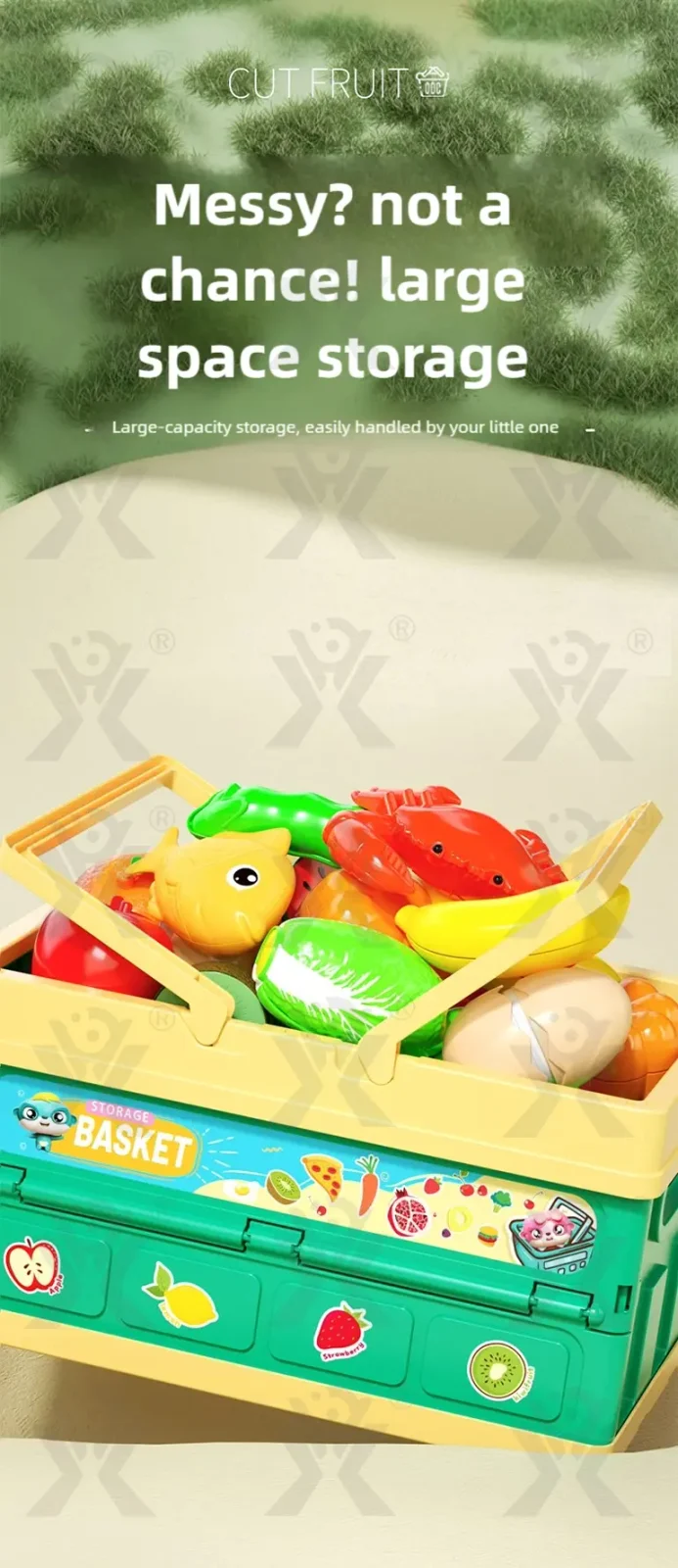 Cutting Pretend Play Food Toy Kitchen Pretend Play Set (TB-4458925) — illustrated product details, panel 7