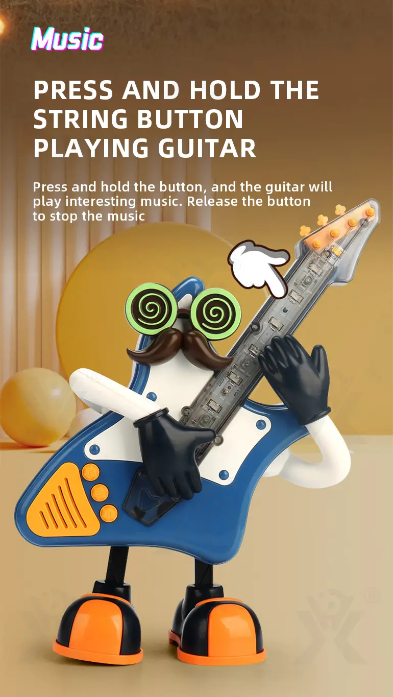 Kids Dancing Rocking Guitar Musical Toy (TB-4268782) — illustrated product details, panel 13