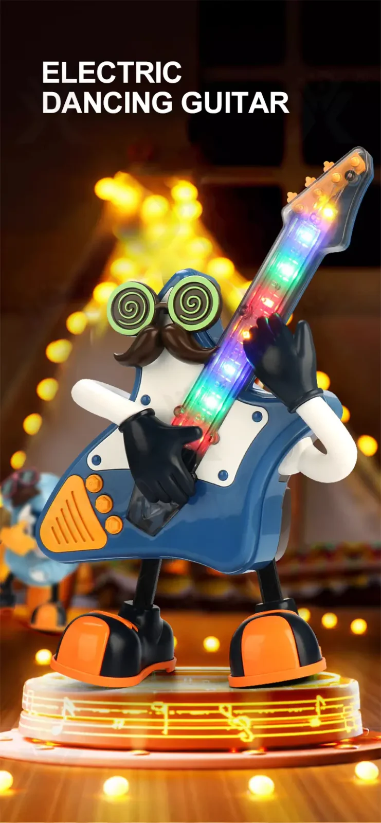 Kids Dancing Rocking Guitar Musical Toy (TB-4268782) — illustrated product details, panel 2