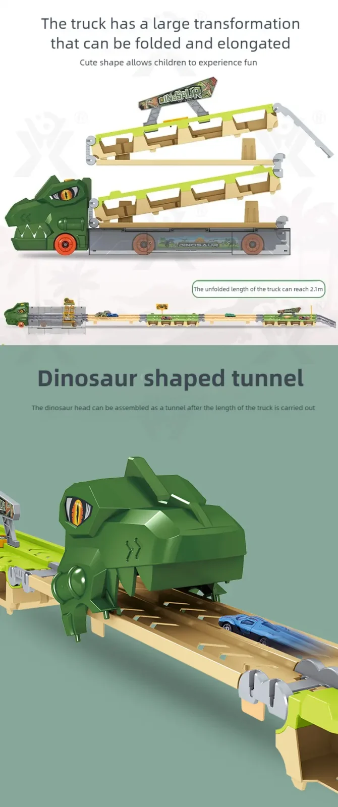 Dinosaur Railcar Toy, Track Toy Sets Supply From China (TB-4130753) — illustrated product details, panel 2