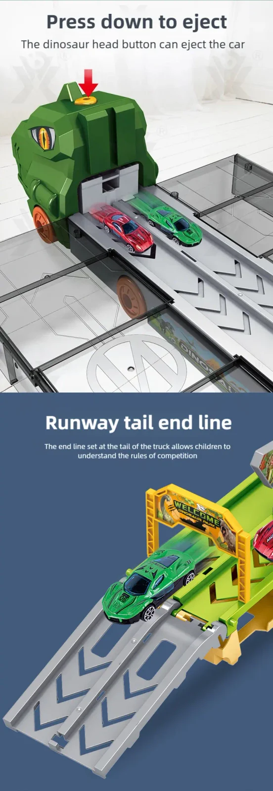Dinosaur Railcar Toy, Track Toy Sets Supply From China (TB-4130753) — illustrated product details, panel 3