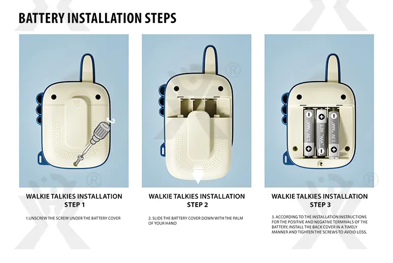 Dinosaur Walkie Talkies, 300M Range (TB-4533447) — illustrated product details, panel 5