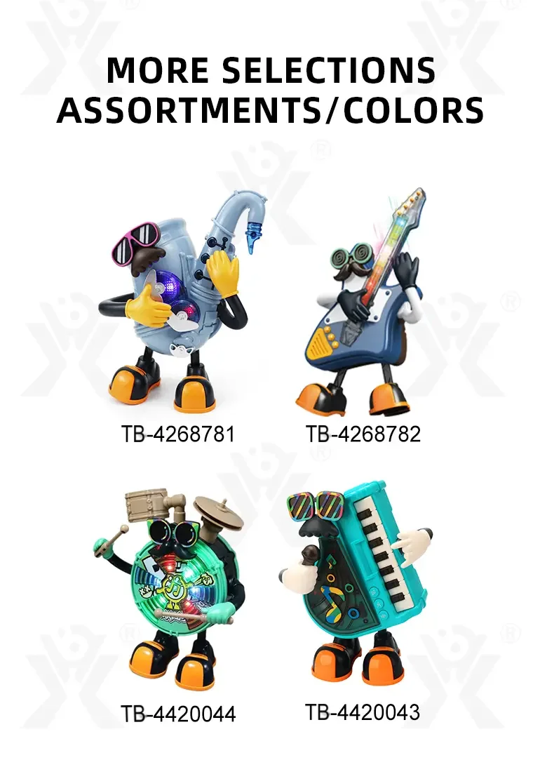 Kids Electric Dancing Piano Toy, Interesting and Funny (TB-4420043) — illustrated product details, panel 7