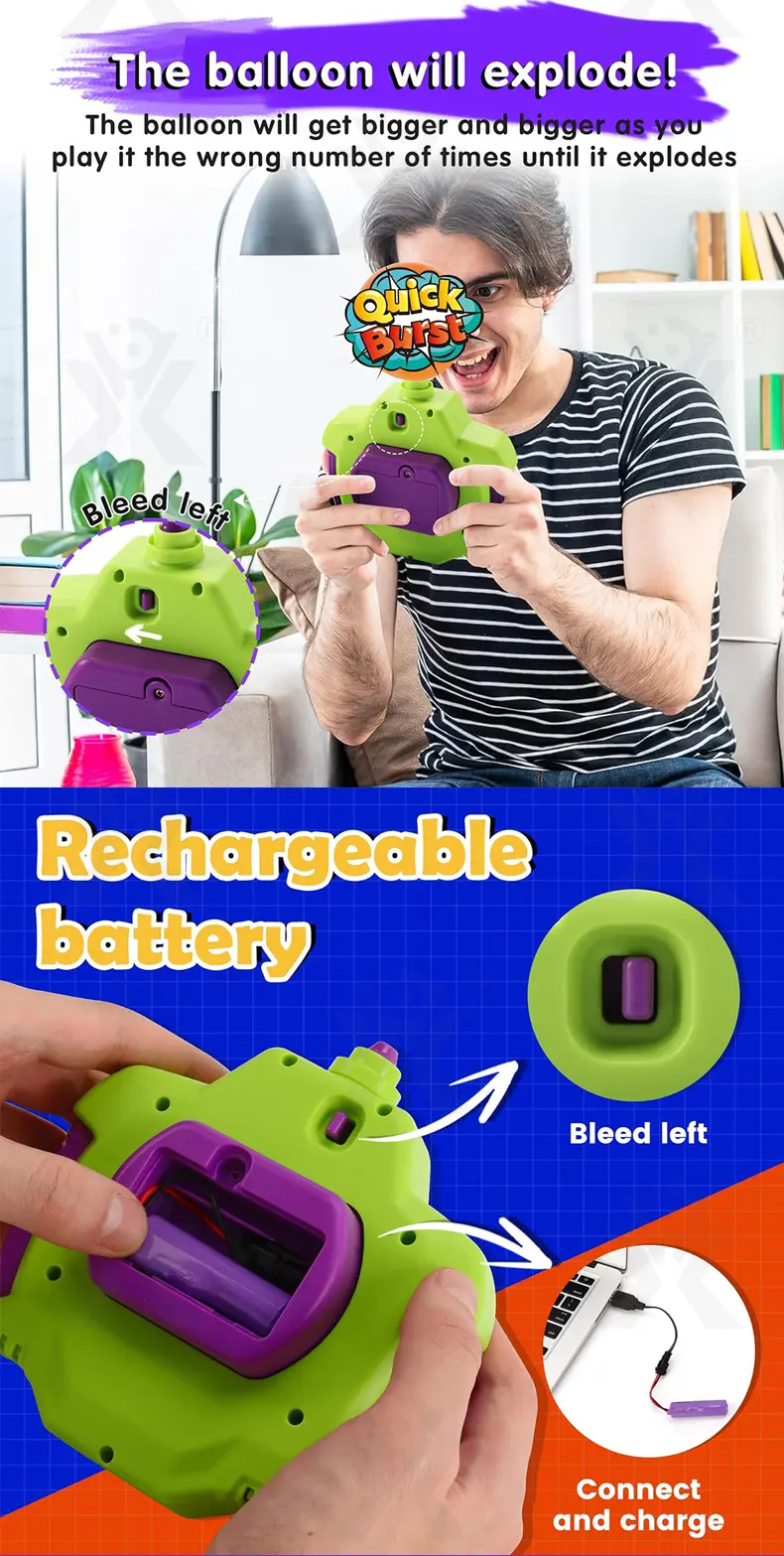 Fast Push Pop Game Toy, Fidget Toys with Balloon for Kids (TB-4449088) — illustrated product details, panel 3