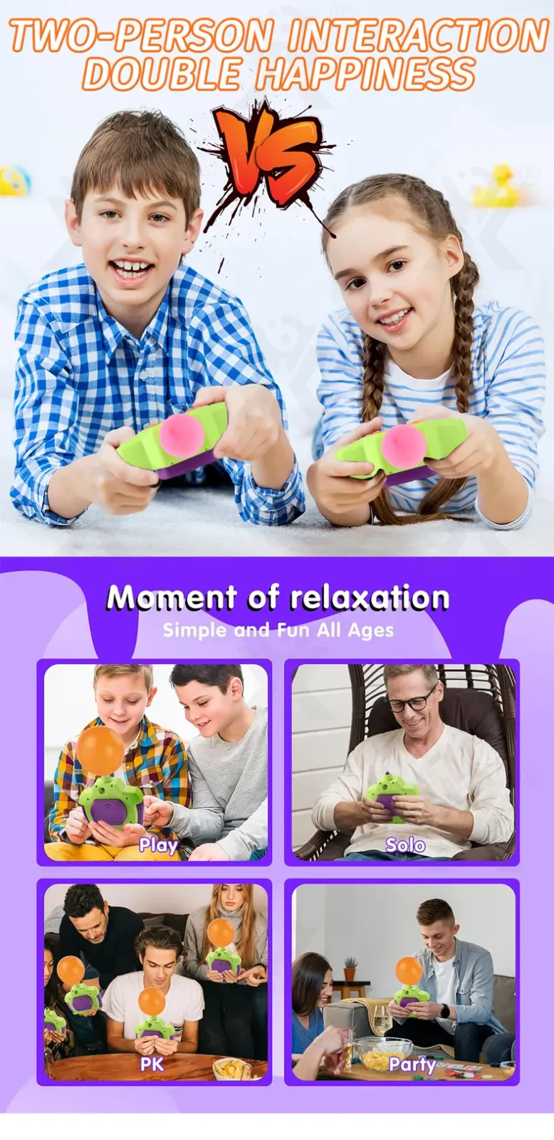 Fast Push Pop Game Toy, Fidget Toys with Balloon for Kids (TB-4449088) — illustrated product details, panel 5