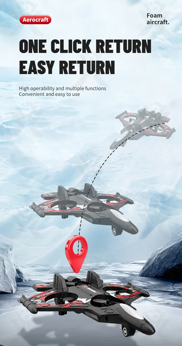 Foam RC Airplane, Bulk Fighter Jet Toy Supply (TB-5003518) — illustrated product details, panel 6