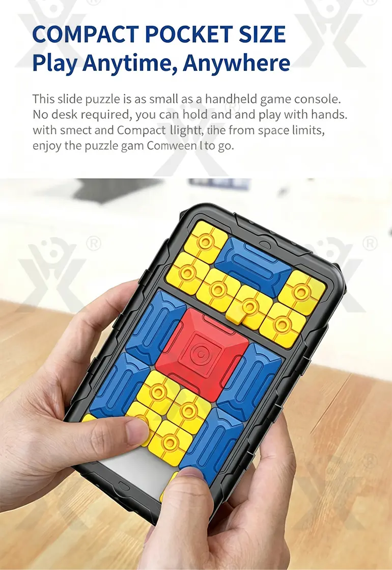 Sliding Block Game, Huarong Road Game (TB-5345705) — illustrated product details, panel 7