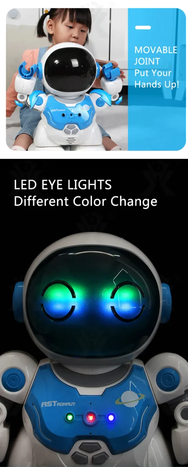 Remote Control Intelligent Companion Robot Toy (TB-4504502) — illustrated product details, panel 3