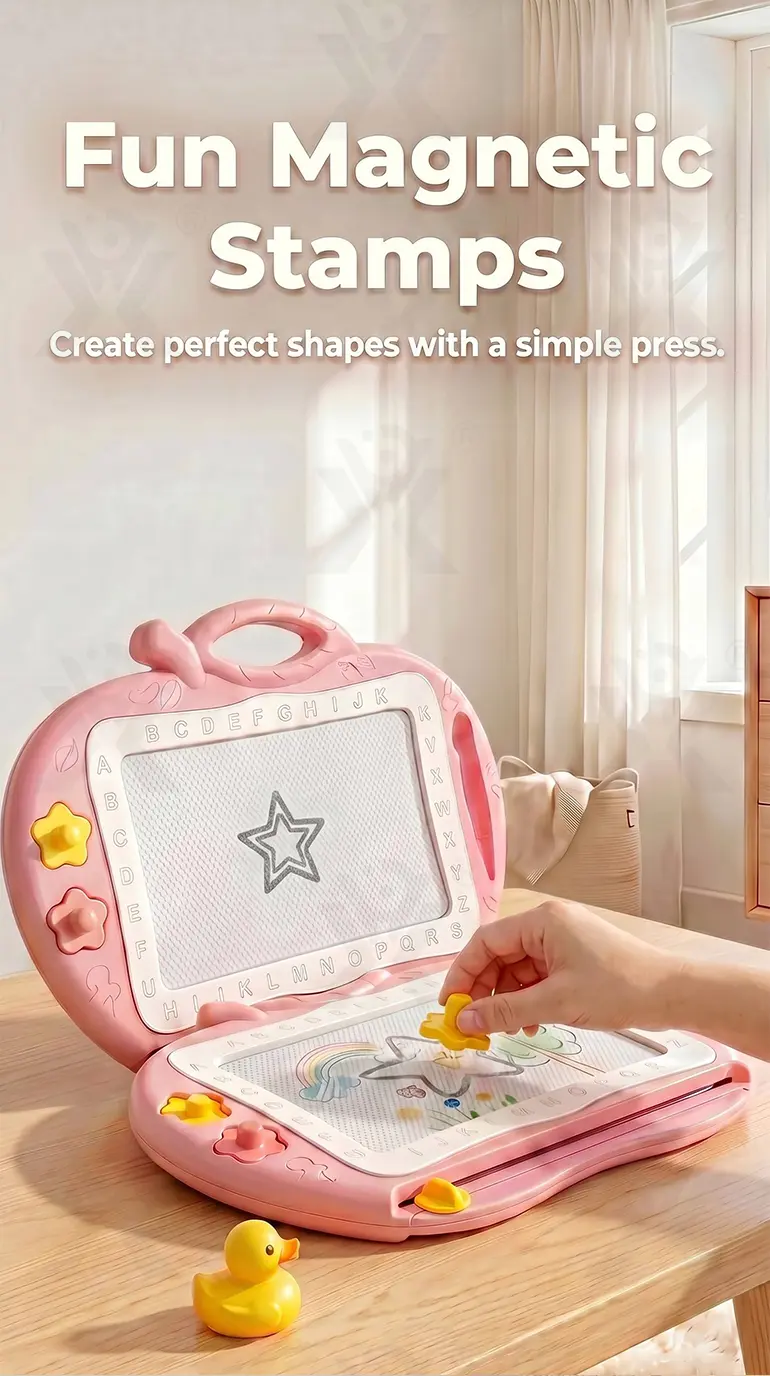 Magnetic Drawing Board for Kids (TB-4186139) — illustrated product details, panel 5