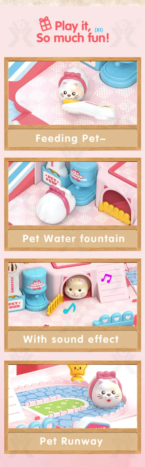Magnetic Pet House Perfect Gift For Children (TB-5292406) — illustrated product details, panel 5