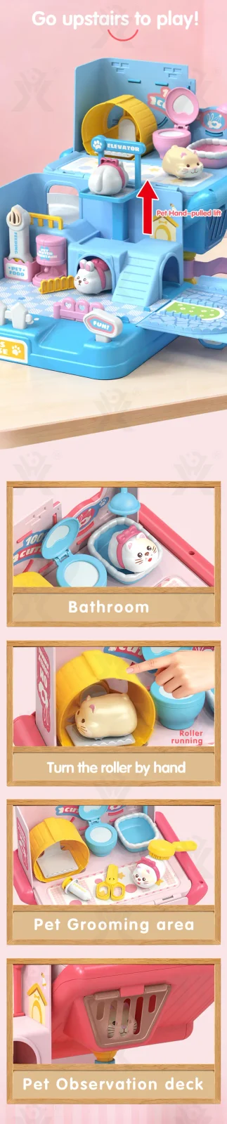 Magnetic Pet House Perfect Gift For Children (TB-5292406) — illustrated product details, panel 6
