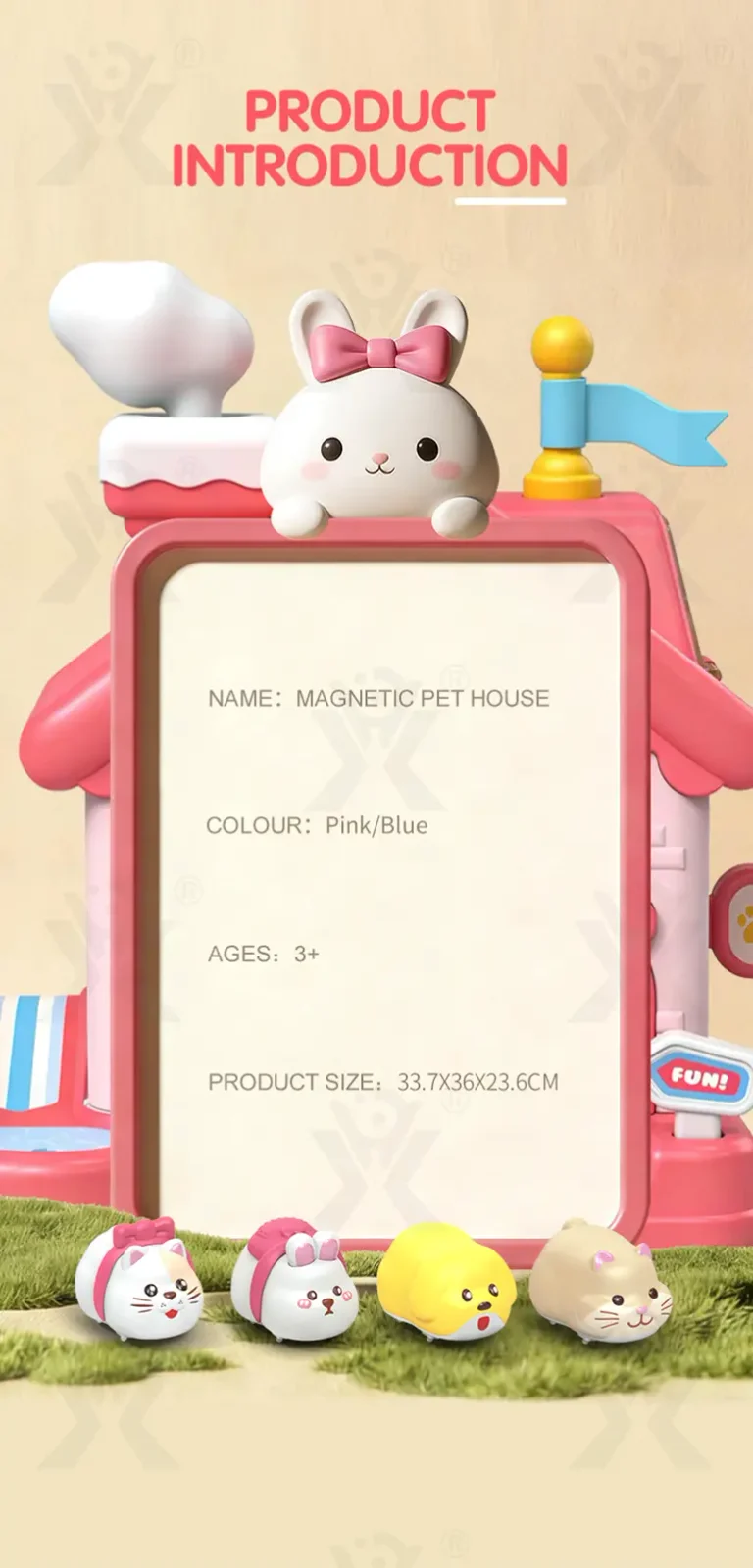 Magnetic Pet House Perfect Gift For Children (TB-5292406) — illustrated product details, panel 8
