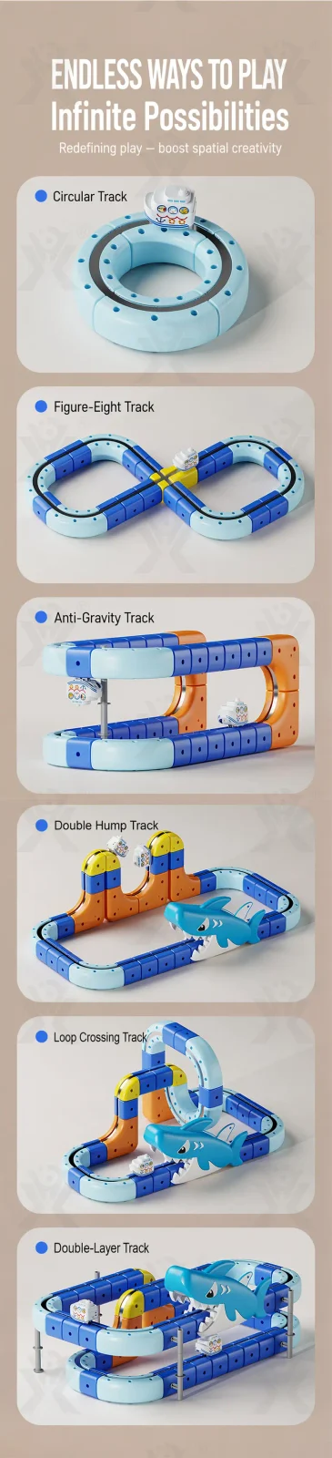 Magnetic Car Building Block, STEM Toy Factory Supply (TB-5135204) — illustrated product details, panel 6