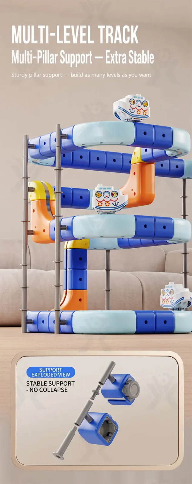 Magnetic Car Building Block, STEM Toy Factory Supply (TB-5135204) — illustrated product details, panel 7