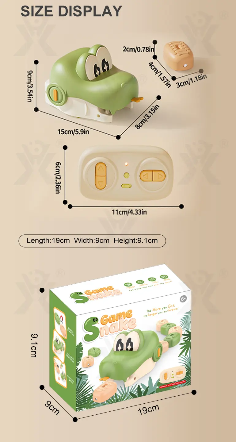 Magnetic Snake Game Toy, Remote Control Eating Snake Toys with Sound and Light-rc animal toys (TB-5324397) — illustrated product details, panel 9