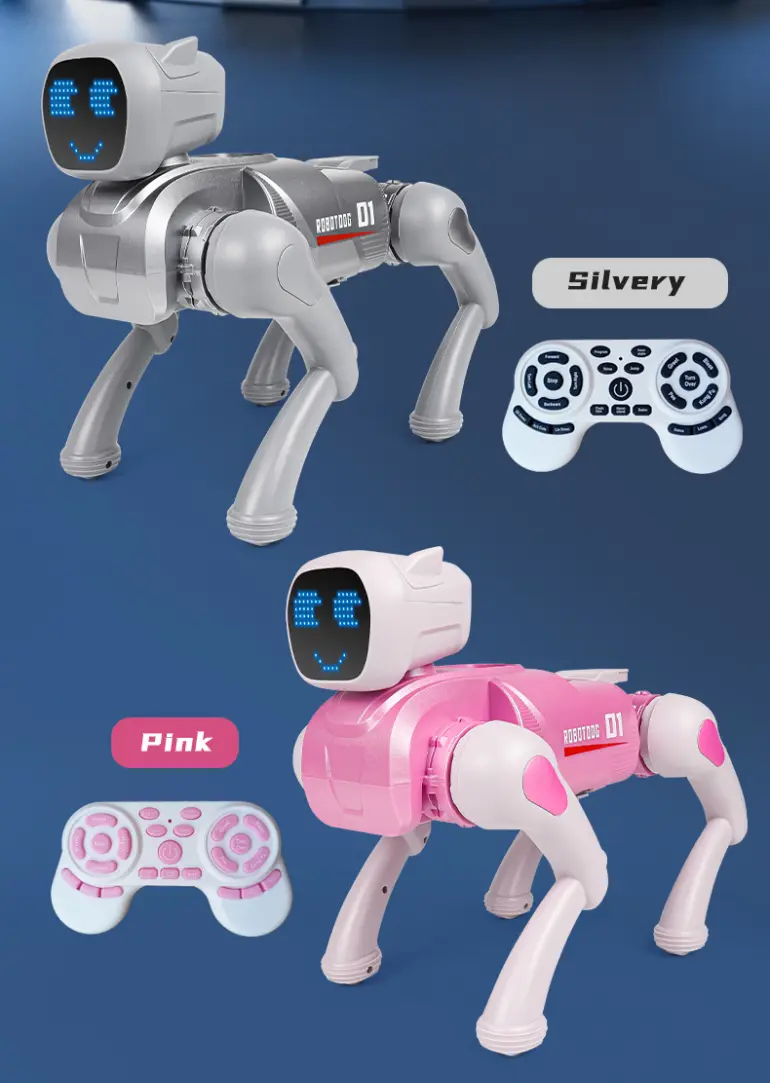 RC Smart Robot Dog Toy with Voice & App Control (TB-5105410) — illustrated product details, panel 13