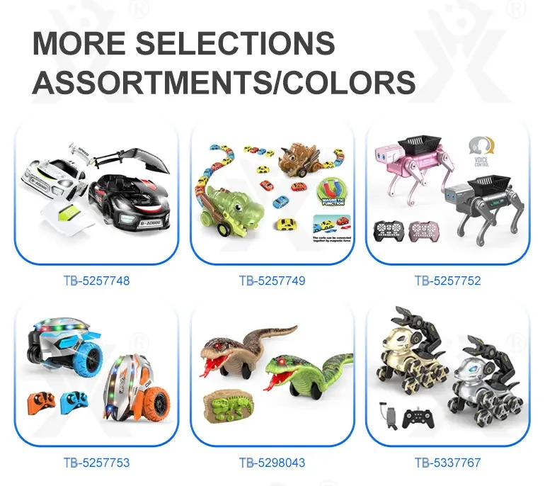 Smart Robot Dog Toy with Voice Control, Remote Control, LED Eyes, Multi-Function Interactive Pet (TB-5312892) — illustrated product details, panel 10