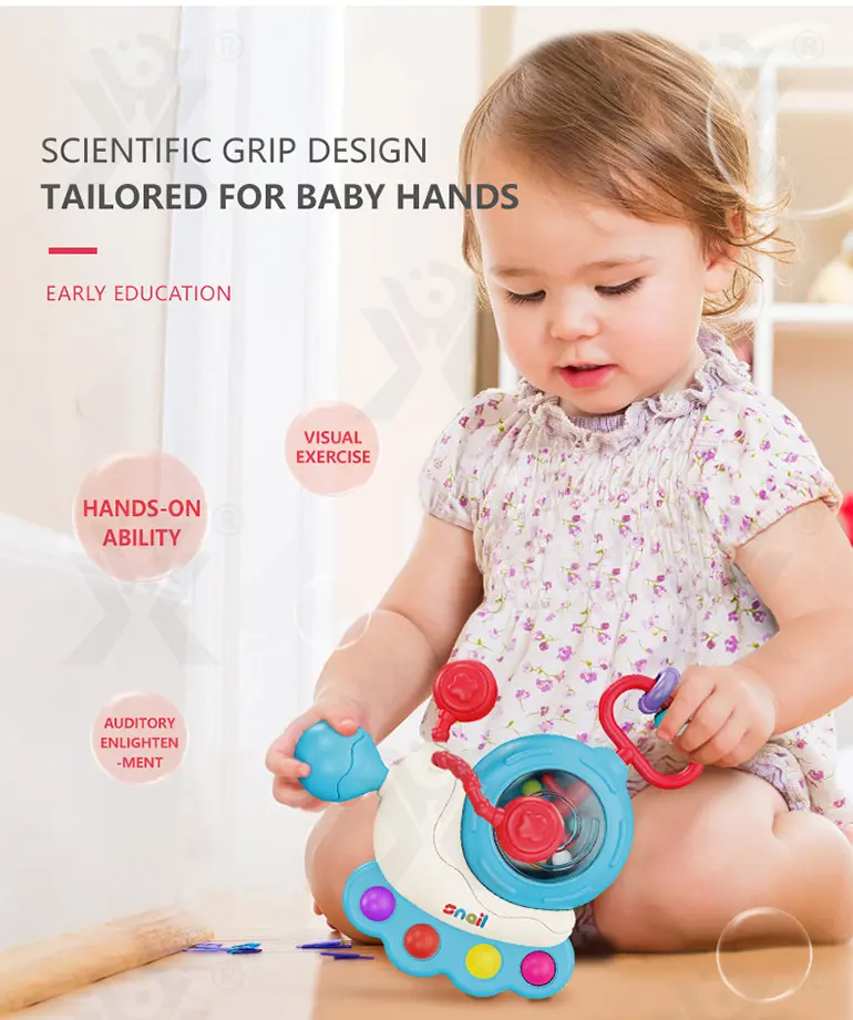Snail Sensory Toys, Round-Edge Design (TB-4834655) — illustrated product details, panel 3
