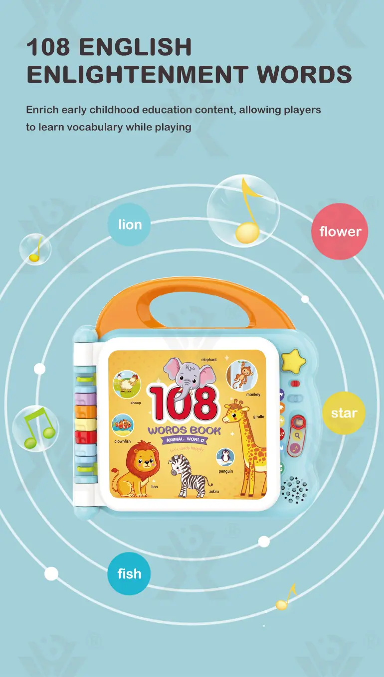 Touch & Teach Word Book of Animal World (TB-4496854) — illustrated product details, panel 3