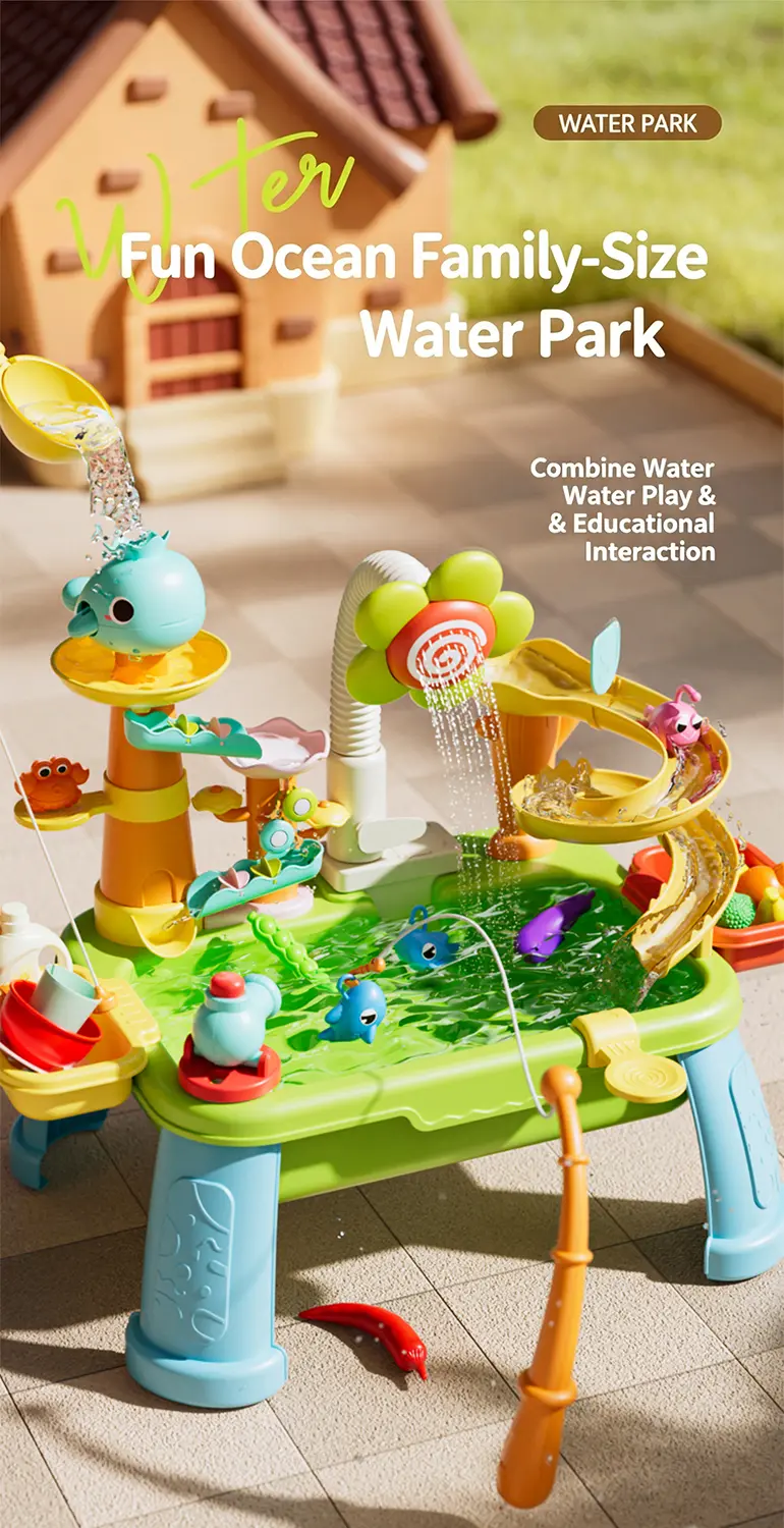 Water Table Toy, Children’s Play Sink Supply (TB-5241956) — illustrated product details, panel 1