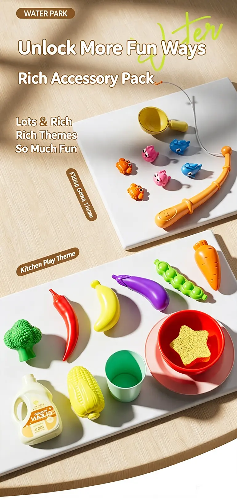 Water Table Toy, Children’s Play Sink Supply (TB-5241956) — illustrated product details, panel 10