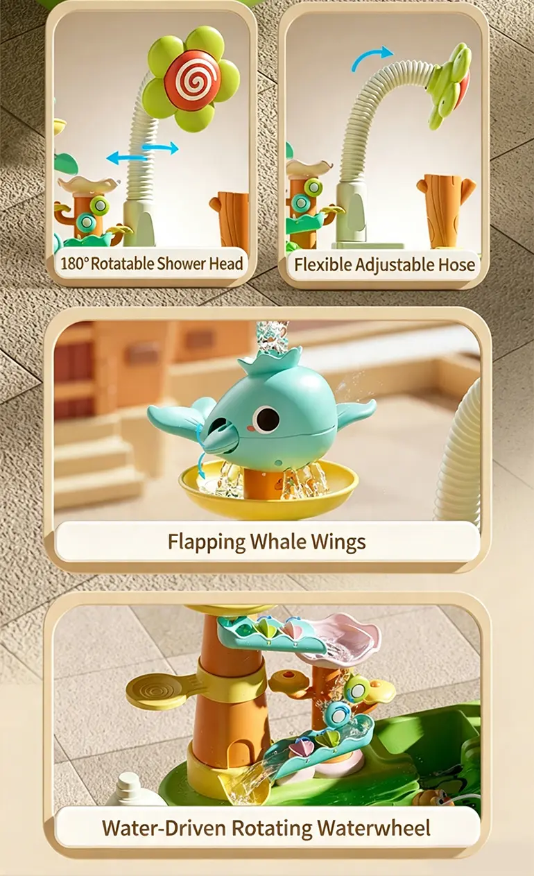 Water Table Toy, Children’s Play Sink Supply (TB-5241956) — illustrated product details, panel 4
