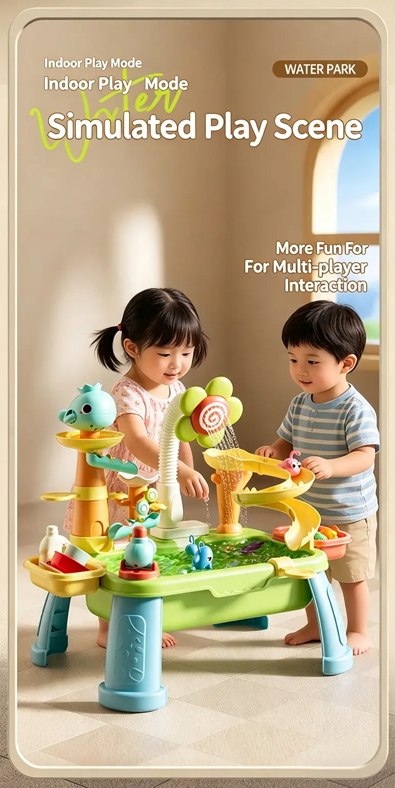 Water Table Toy, Children’s Play Sink Supply (TB-5241956) — illustrated product details, panel 8