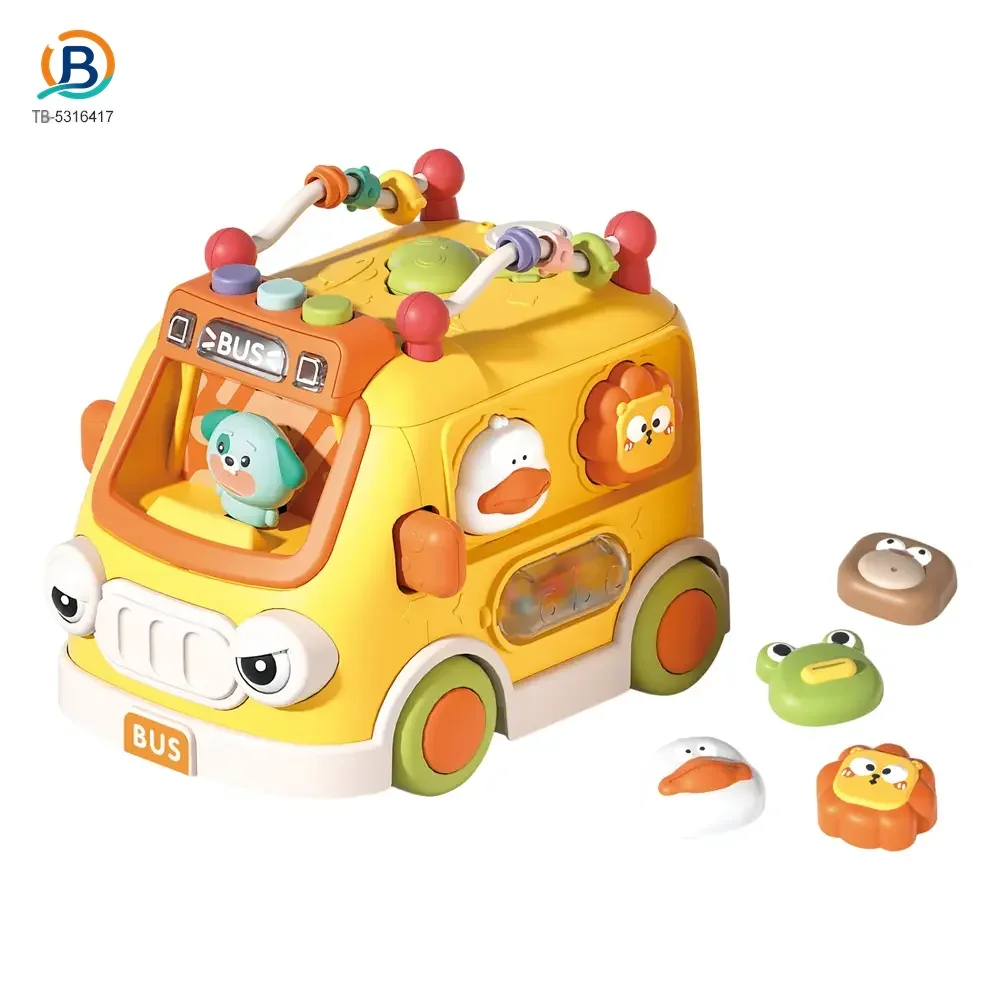 Activity Shape Sorting Bus, Educational Baby Musical Toy (TB-5316417) — product photograph 1