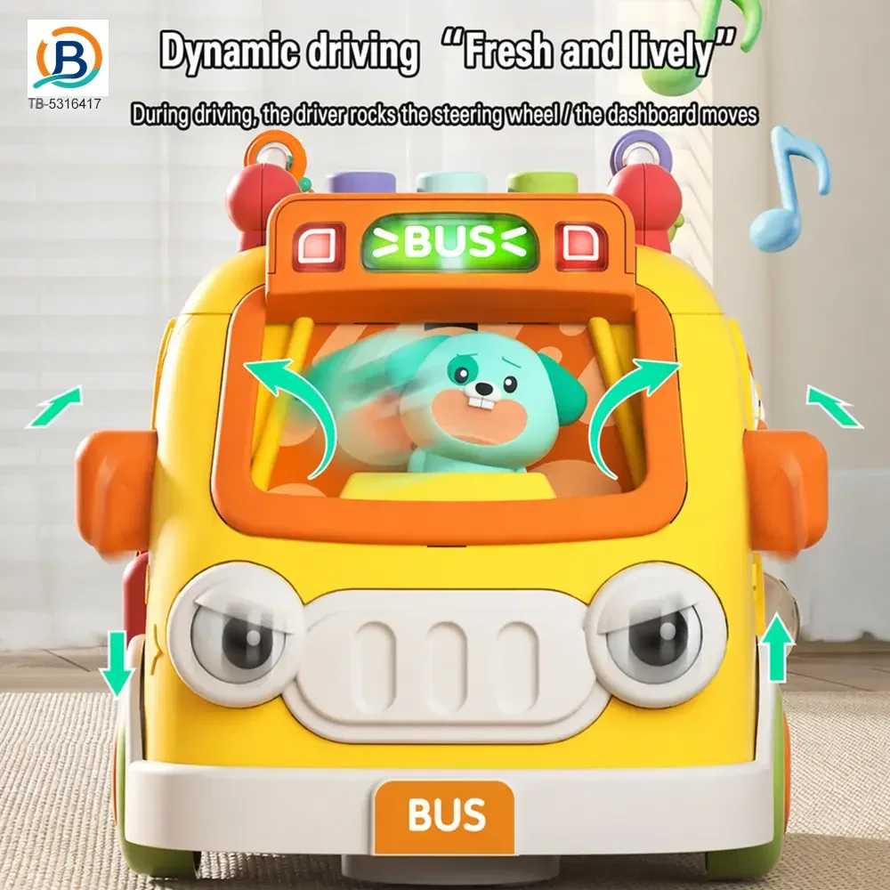 Activity Shape Sorting Bus, Educational Baby Musical Toy (TB-5316417) — product photograph 2