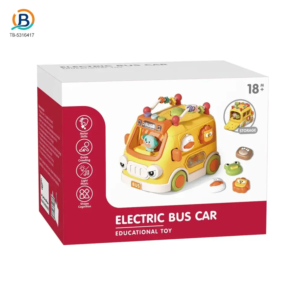 Activity Shape Sorting Bus, Educational Baby Musical Toy (TB-5316417) — product photograph 5