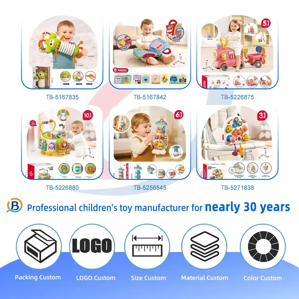 Multifunctional Baby Shape Sorter Hooty Sound Tube Toy (TB-5226878) — product photograph 4