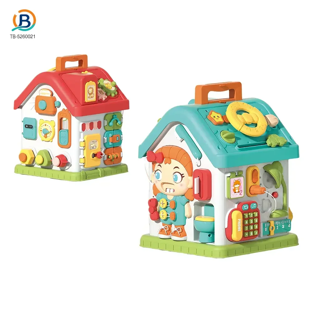 Montessori Busy House Activity Toy for Toddler (TB-5260021) — product photograph 1