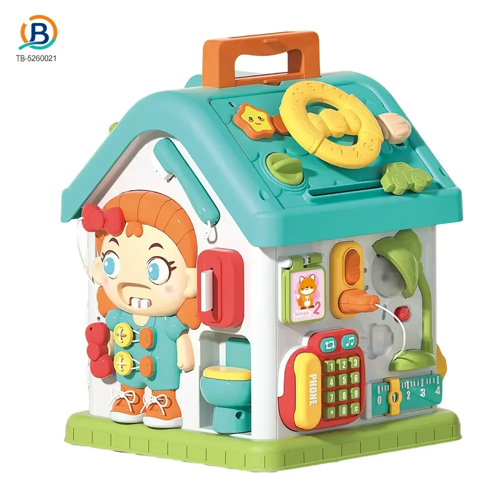 Montessori Busy House Activity Toy for Toddler (TB-5260021) — product photograph 6