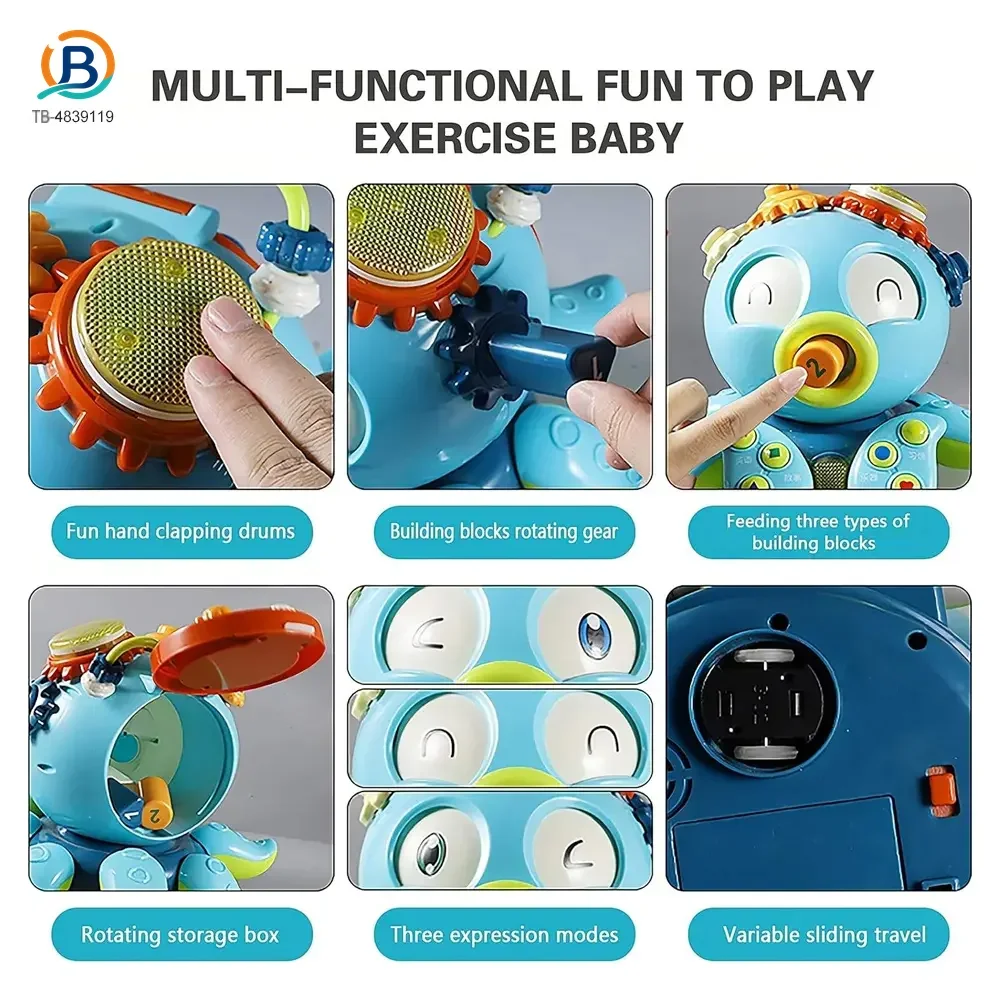 Crawling Octopus Toy For Early Learning (TB-2893845) — product photograph 2