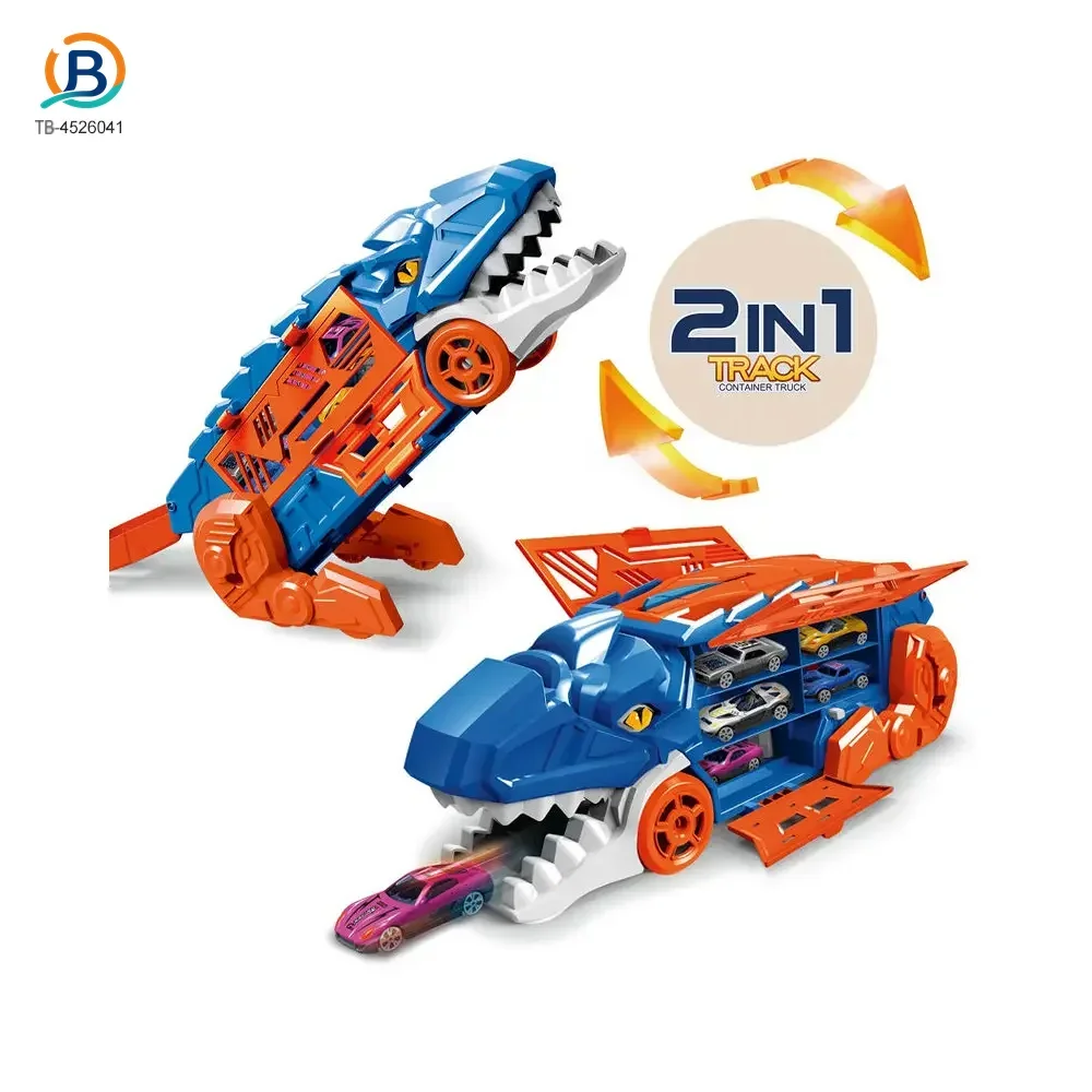 Dinosaur Alloy Catapult Toy with 6 Die-Cast Cars (TB-4526041) — product photograph 1