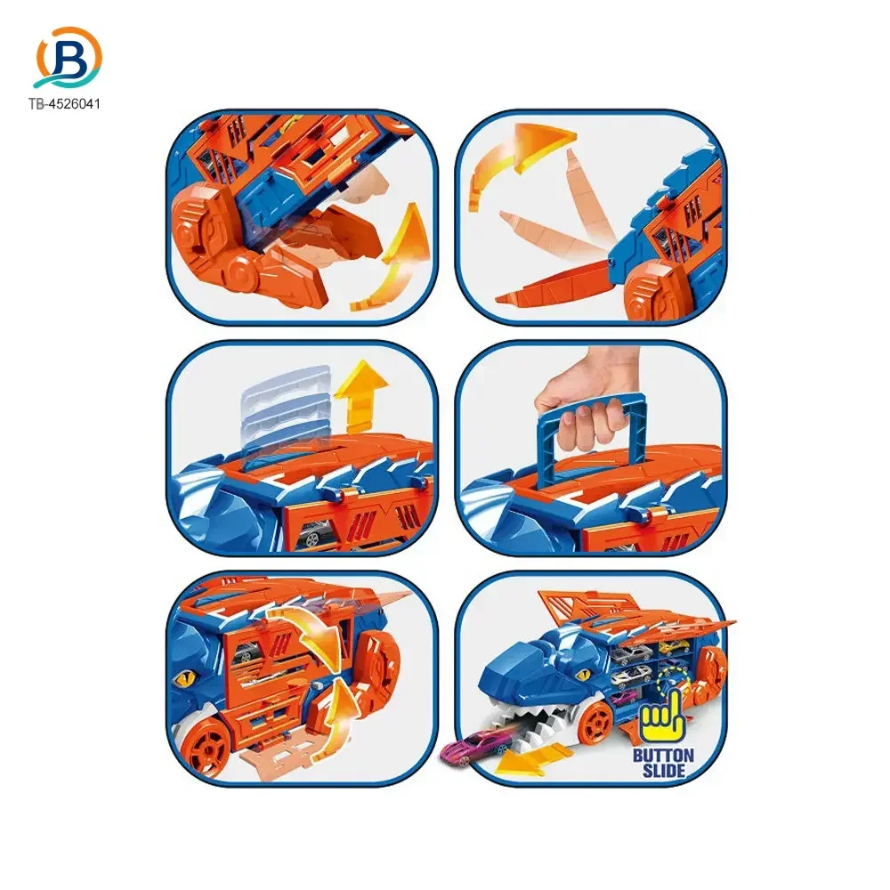 Dinosaur Alloy Catapult Toy with 6 Die-Cast Cars (TB-4526041) — product photograph 3