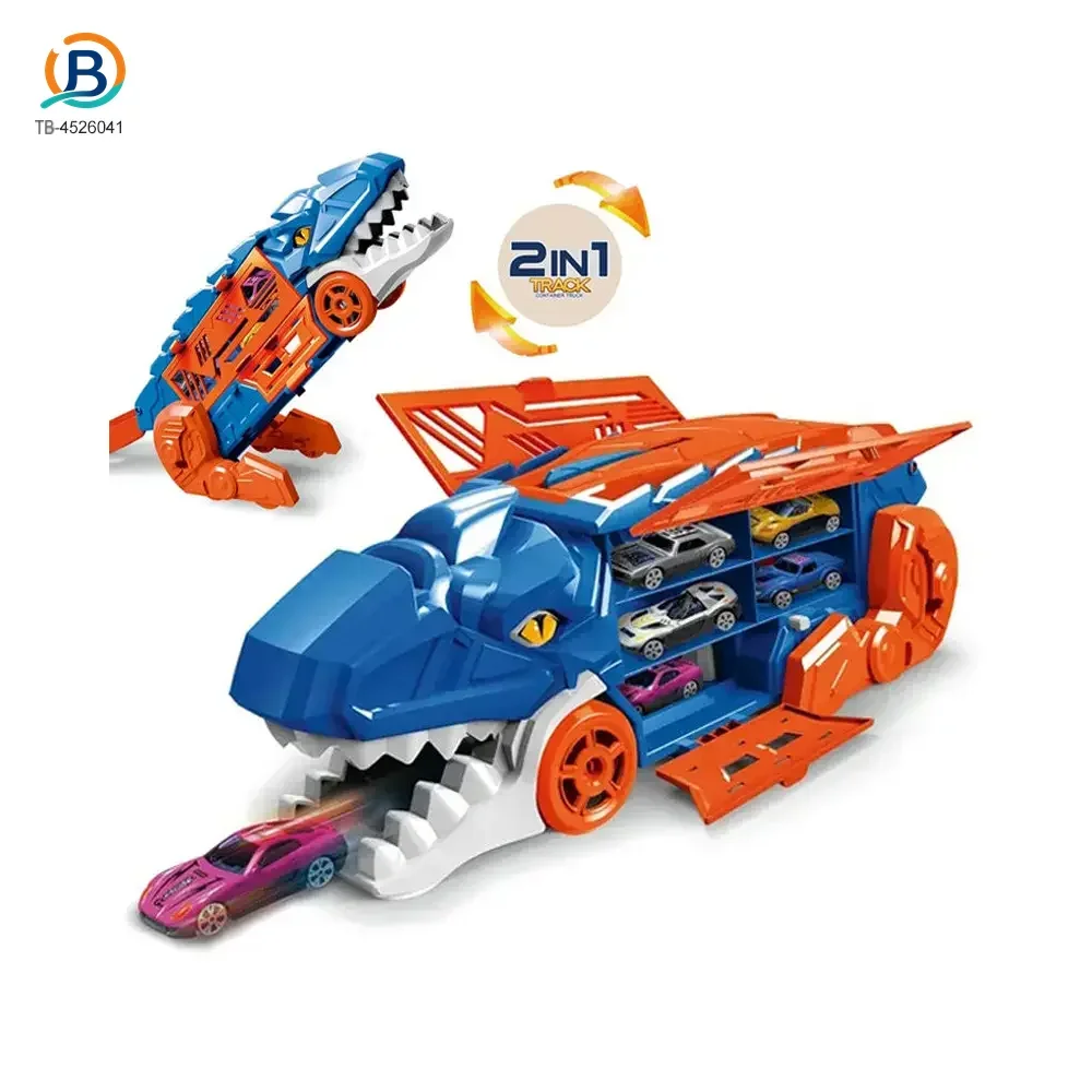 Dinosaur Alloy Catapult Toy with 6 Die-Cast Cars (TB-4526041) — product photograph 6