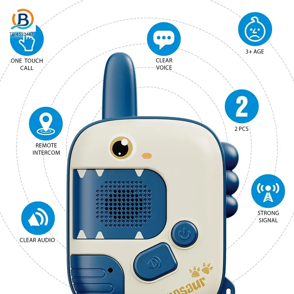 Dinosaur Walkie Talkies, 300M Range (TB-4533447) — product photograph 2