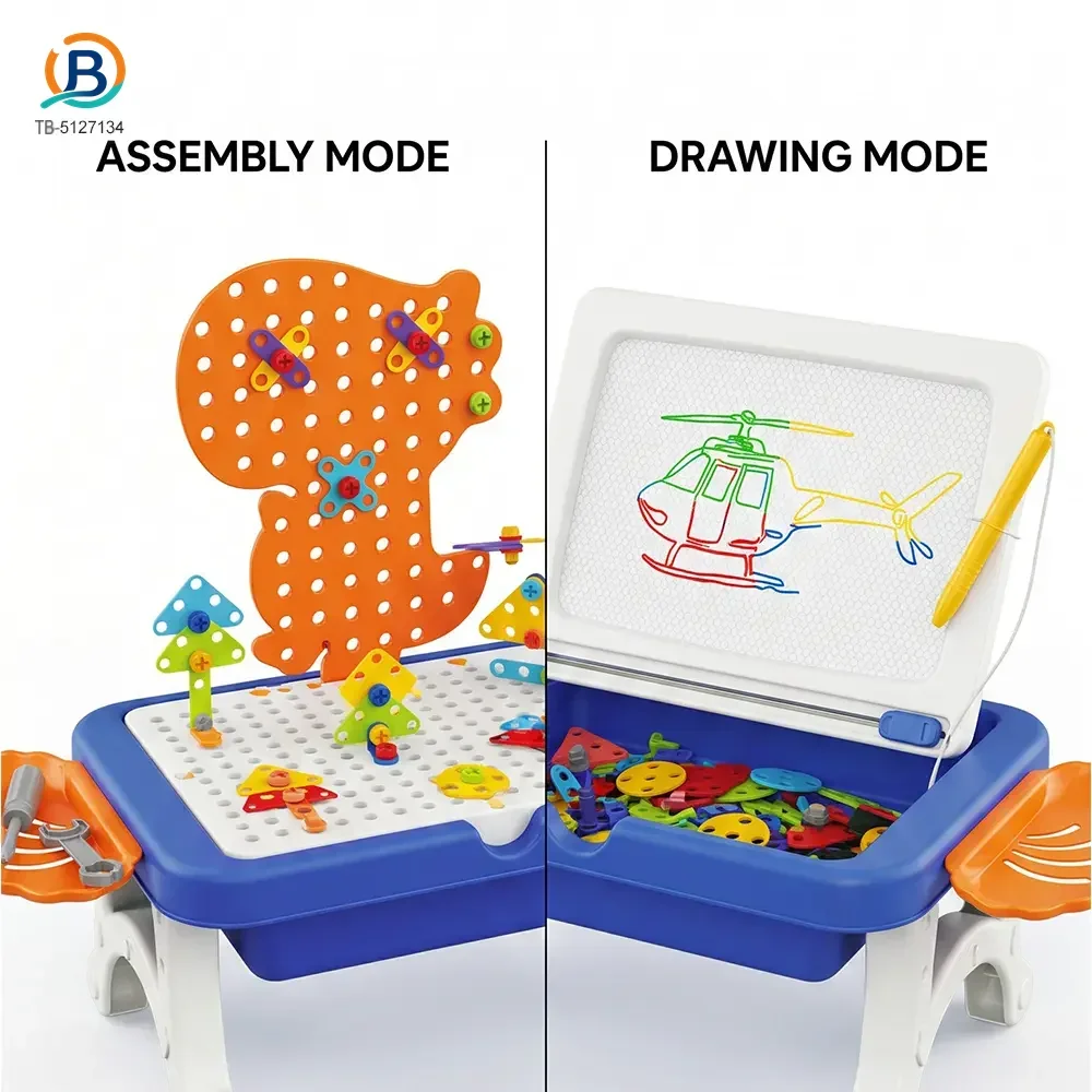 Educational Construction Table Toy & Magnetic Drawing Board (TB-5127134) — product photograph 2