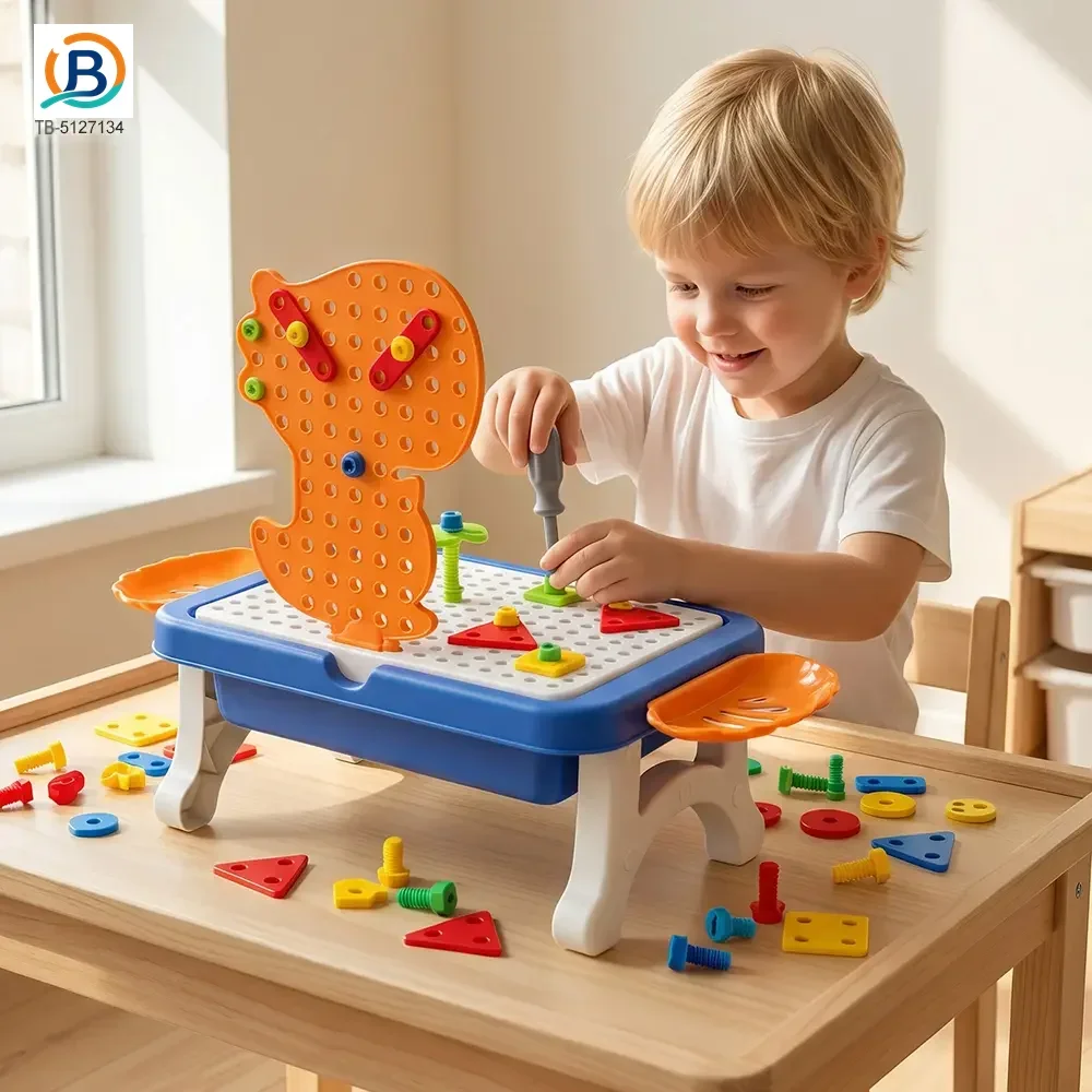 Educational Construction Table Toy & Magnetic Drawing Board (TB-5127134) — product photograph 3