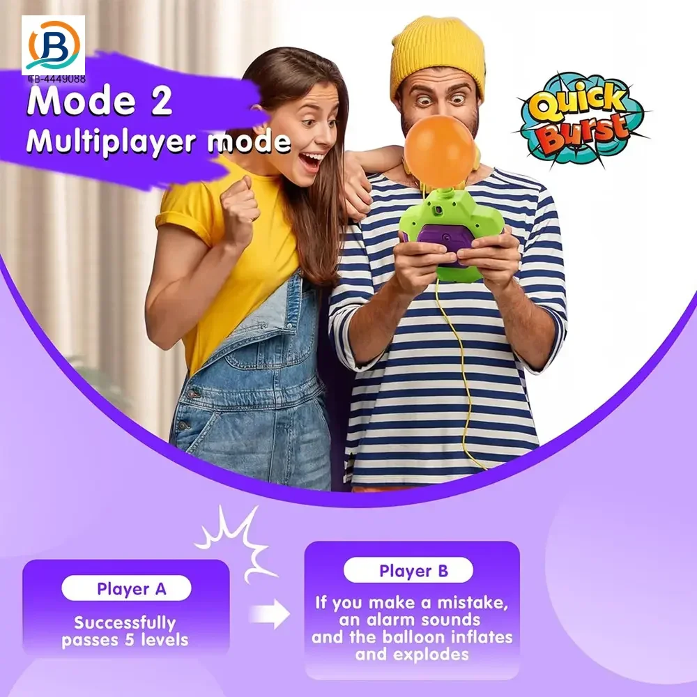 Fast Push Pop Game Toy, Fidget Toys with Balloon for Kids (TB-4449088) — product photograph 4