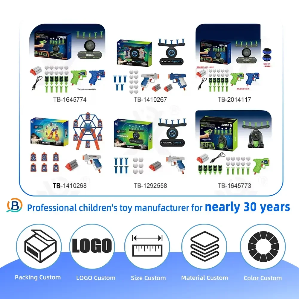 Floating Target Shooting Toy, Foam Ball Launcher Gun (TB-1410267) — product photograph 5