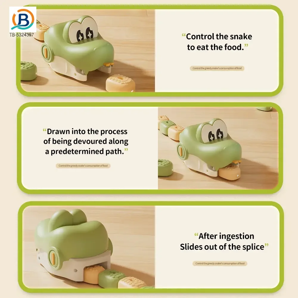 Magnetic Snake Game Toy, Remote Control Eating Snake Toys with Sound and Light-rc animal toys (TB-5324397) — product photograph 2