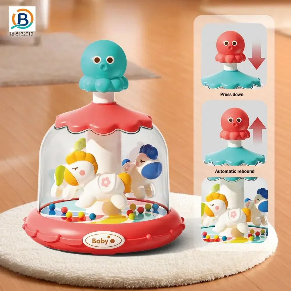 Press and Spin Carousel Toy, Baby Early Education Training (TB-5132919) — product photograph 3