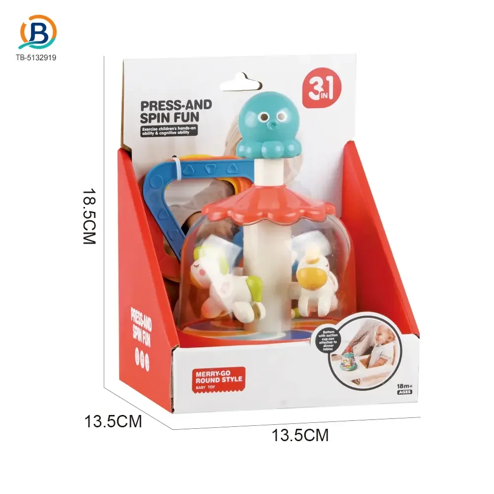 Press and Spin Carousel Toy, Baby Early Education Training (TB-5132919) — product photograph 5