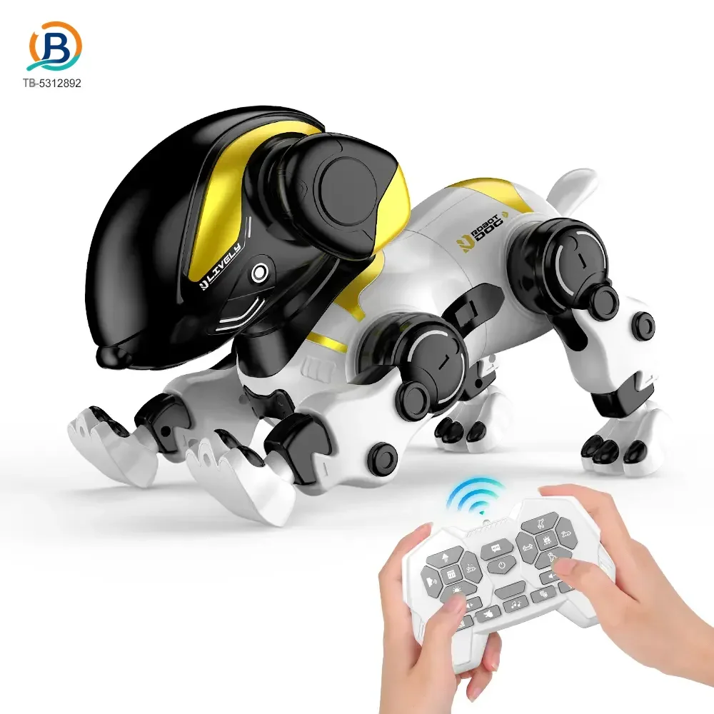 Smart Robot Dog Toy with Voice Control, Remote Control, LED Eyes, Multi-Function Interactive Pet (TB-5312892) — product photograph 1