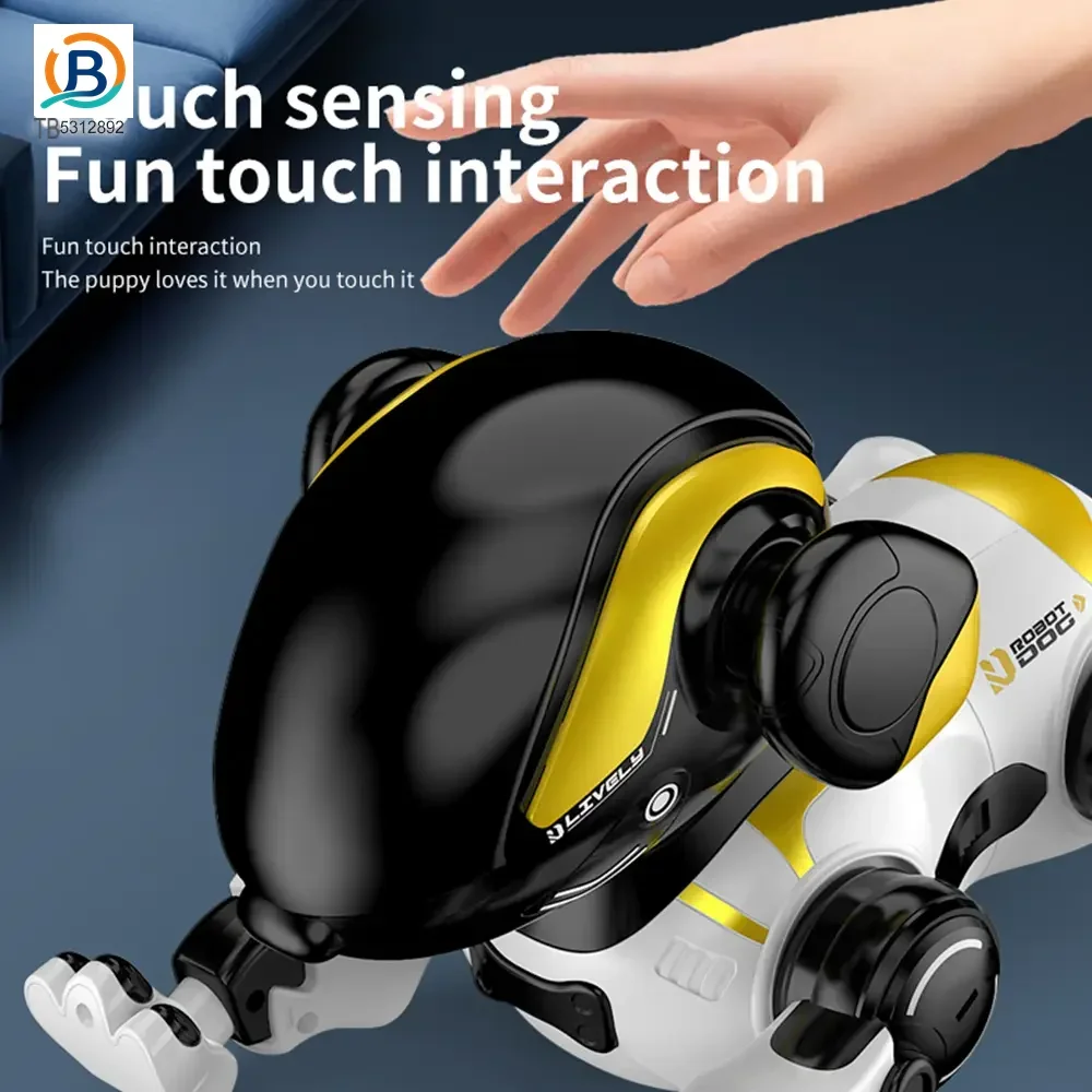 Smart Robot Dog Toy with Voice Control, Remote Control, LED Eyes, Multi-Function Interactive Pet (TB-5312892) — product photograph 3