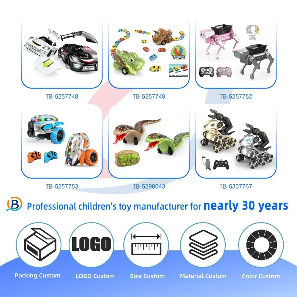 Smart Robot Dog Toy with Voice Control, Remote Control, LED Eyes, Multi-Function Interactive Pet (TB-5312892) — product photograph 4