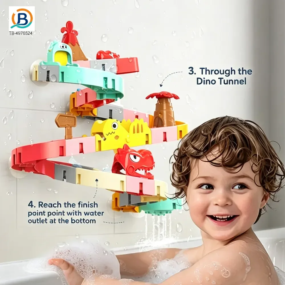 Bath Toys, Water Slide Building Toy for Toddlers (TB-4976524) — product photograph 3