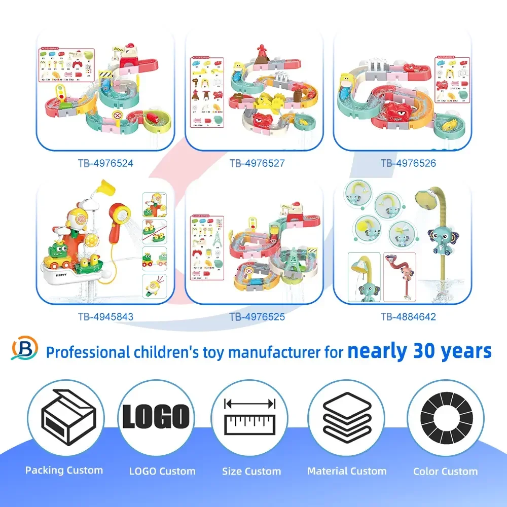 Bath Toys, Water Slide Building Toy for Toddlers (TB-4976524) — product photograph 7